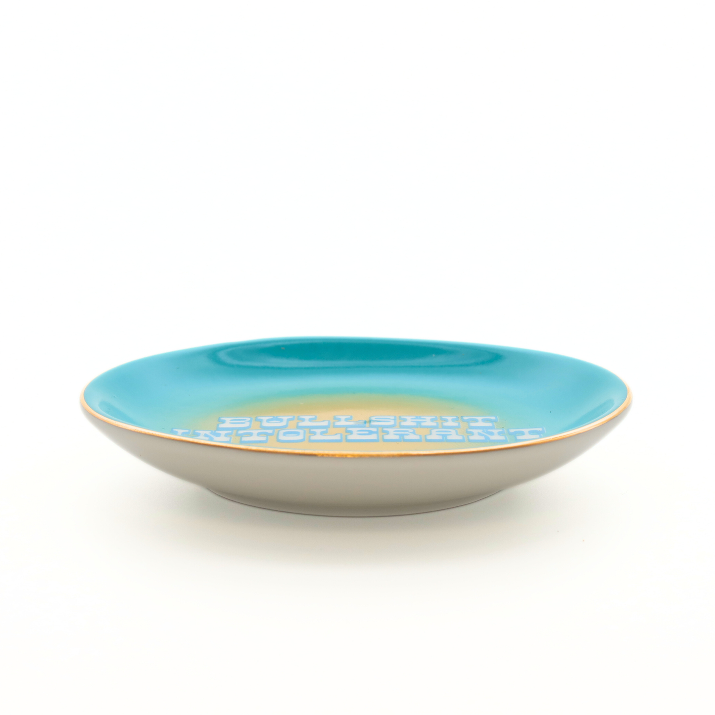 Bullshit Intolerant - Round Trinket Tray