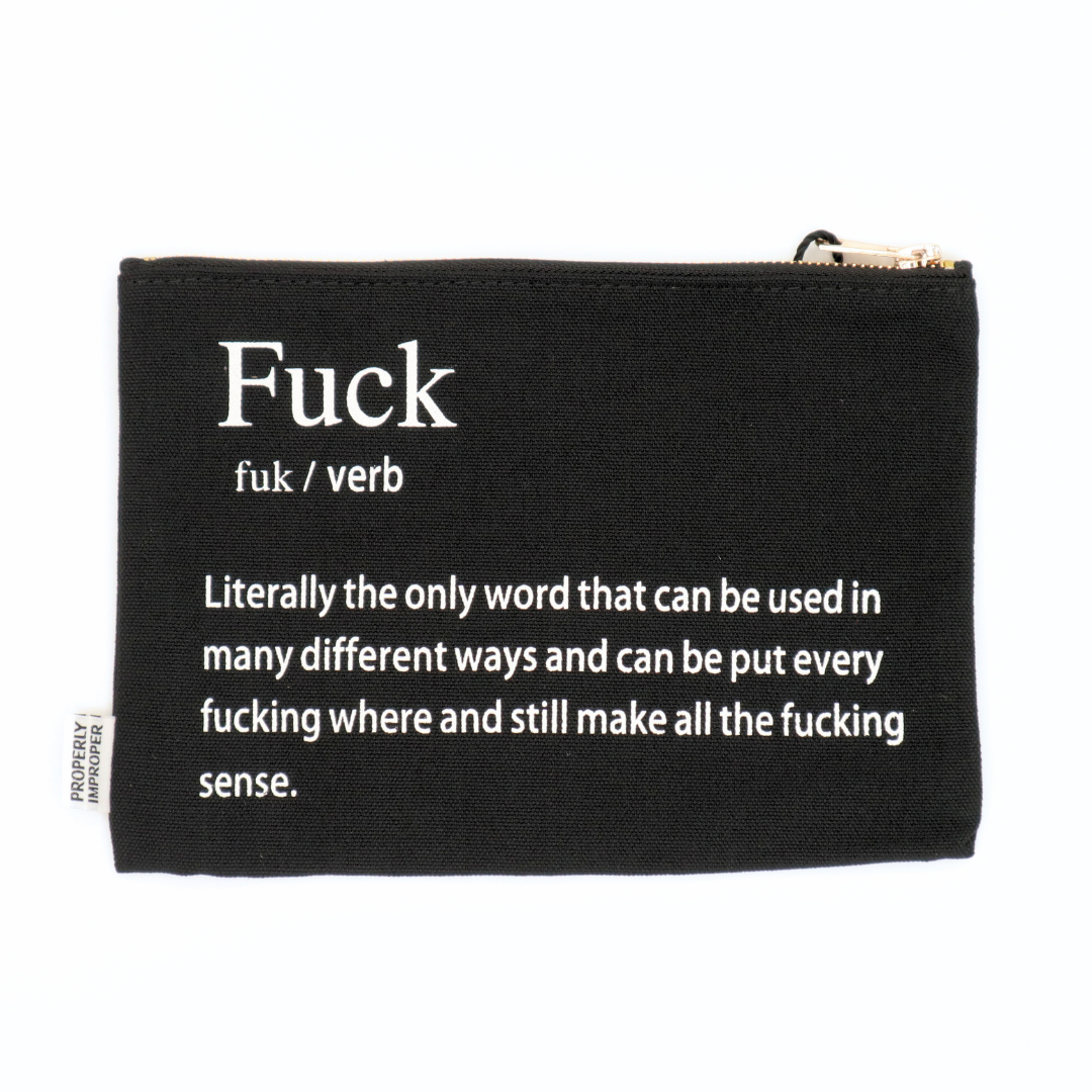 Fuck Definition Canvas Pouch