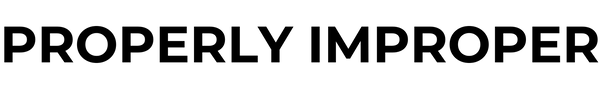 Properly Improper logo