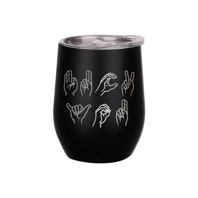 Fuck You Sign Language Tumbler