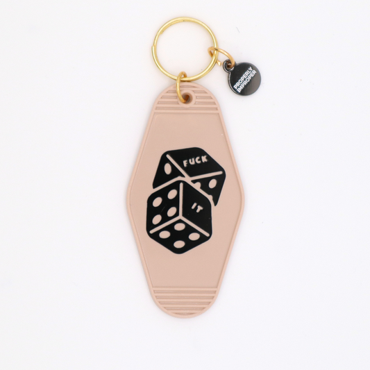 Fuck It Dice - Keychain