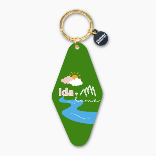 Ida-home, Idaho - Keychain