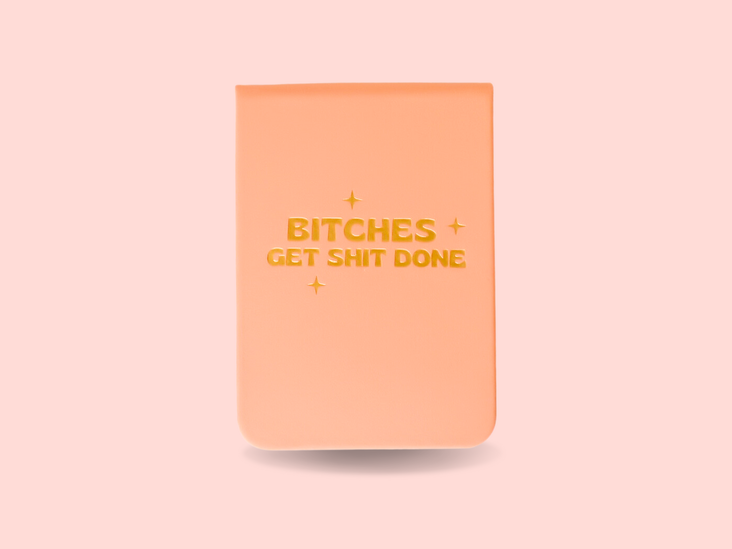 Bitches Get Shit Done Leatherette Pocket Journal