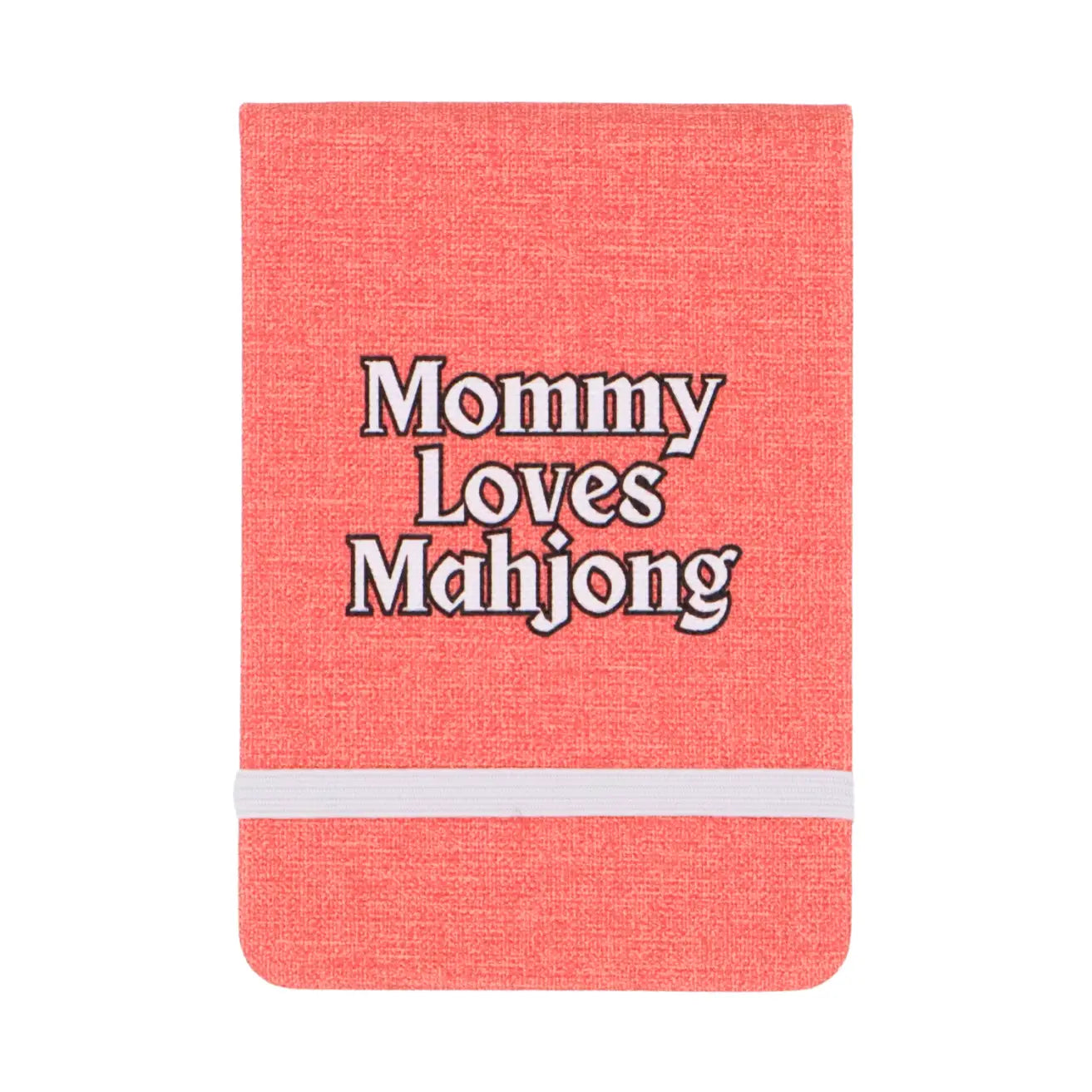 Mommy Loves Mahjong - Leatherette Pocket Journal
