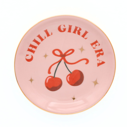 Chill Girl Era - Round Trinket Tray