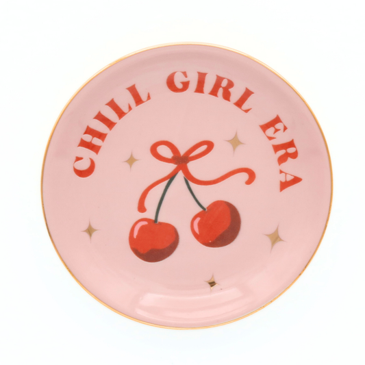 Chill Girl Era - Round Trinket Tray
