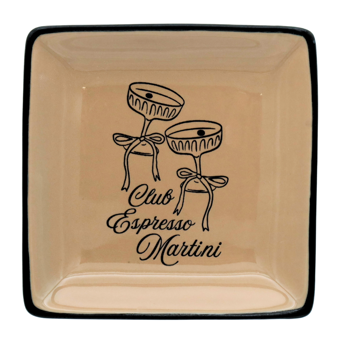 Club Espresso Martini - Square Trinket Tray