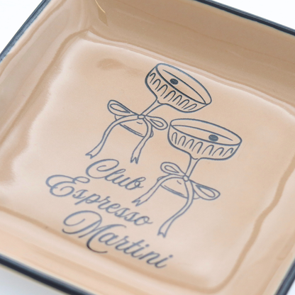 Club Espresso Martini - Square Trinket Tray