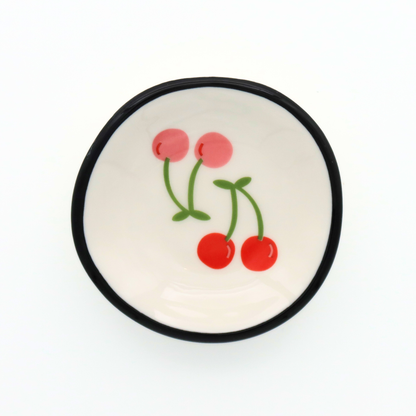 Two Double Cherry - Ring Dish