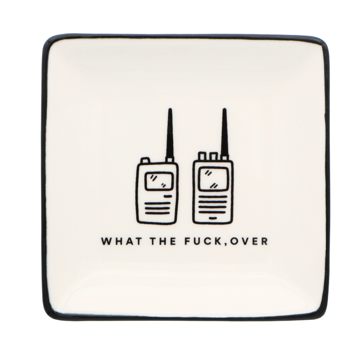 What The Fuck Over - Square Trinket Tray