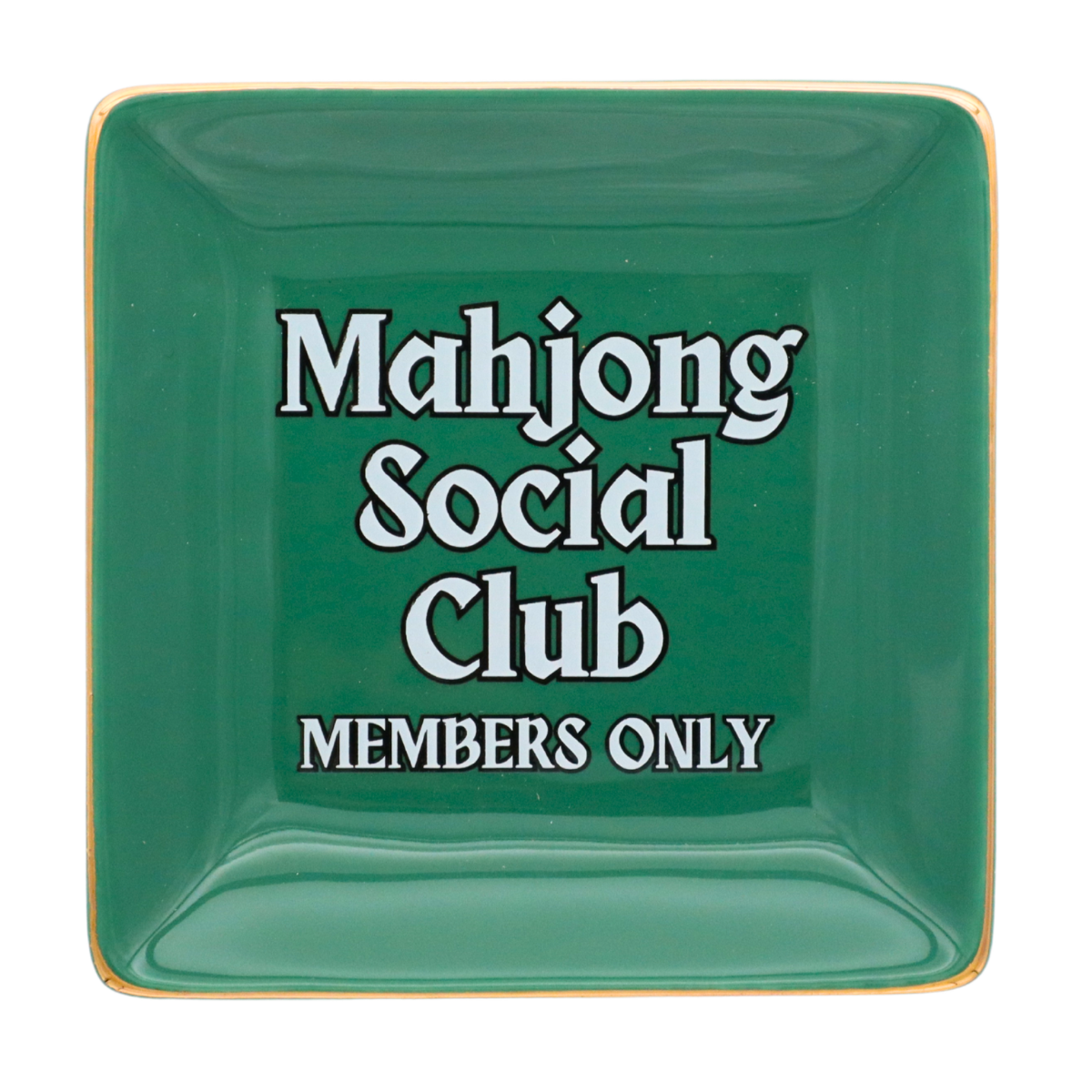 Mahjong Social Club - Square Trinket Tray