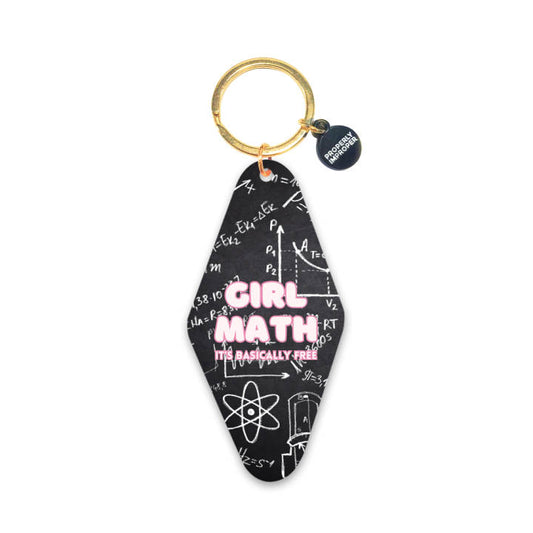 Girl Math It's Basically Free - Keychain