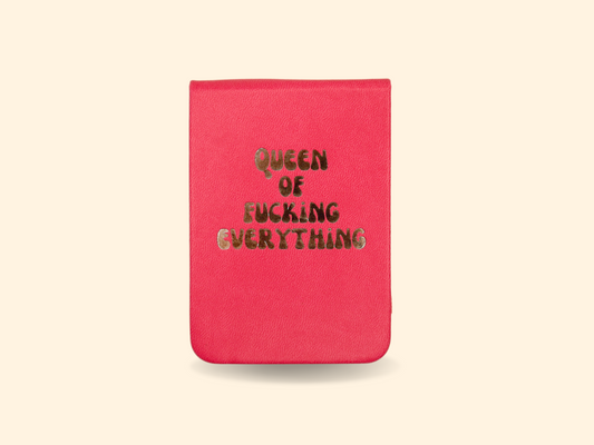 Queen Of Fucking Everything Leatherette Pocket Journal