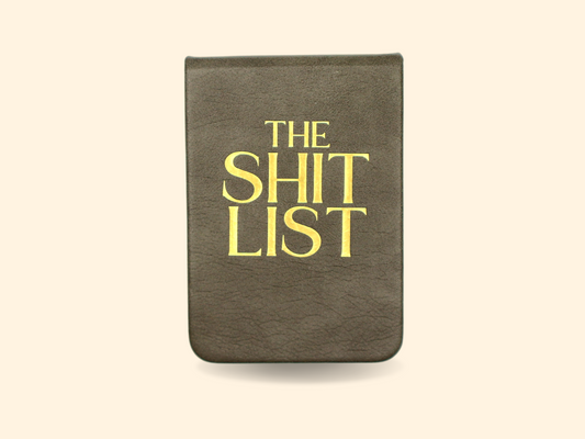 The Shit List Leatherette Pocket Journal
