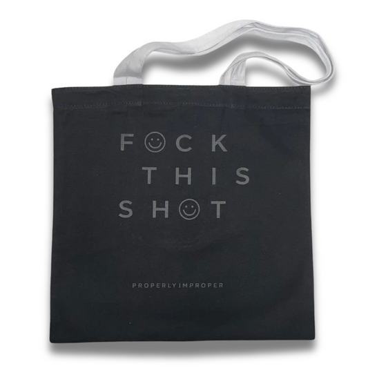 Fuck This Shit - Black Canvas Tote