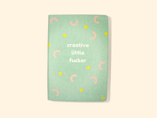 Creative Little Fucker - Vegan Leather Padded Journal A5