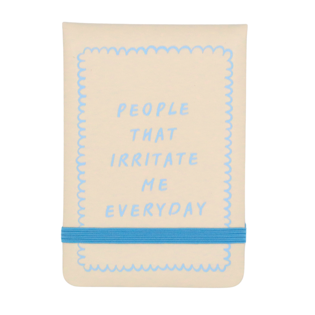 Leatherette Pocket Journal People That Irritate Me