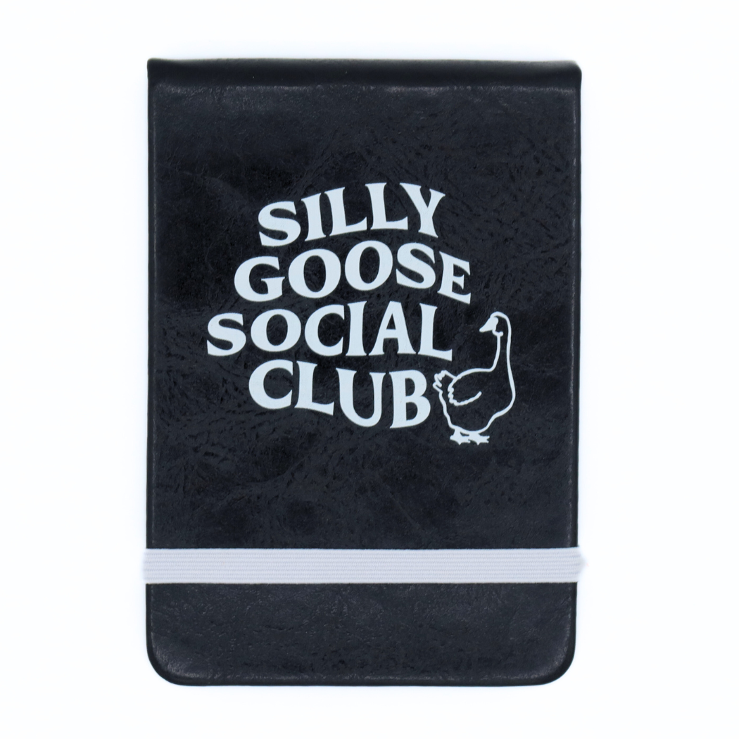 Silly Goose Social Club  - Leatherette Pocket Journal