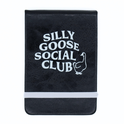 Silly Goose Social Club  - Leatherette Pocket Journal