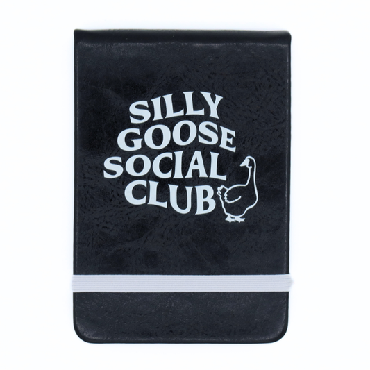 Silly Goose Social Club  - Leatherette Pocket Journal