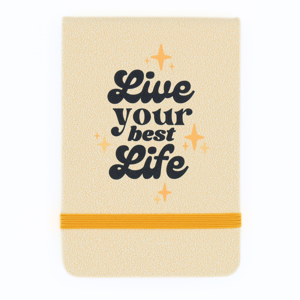 Live Your Best Life - Leatherette Pocket Journal