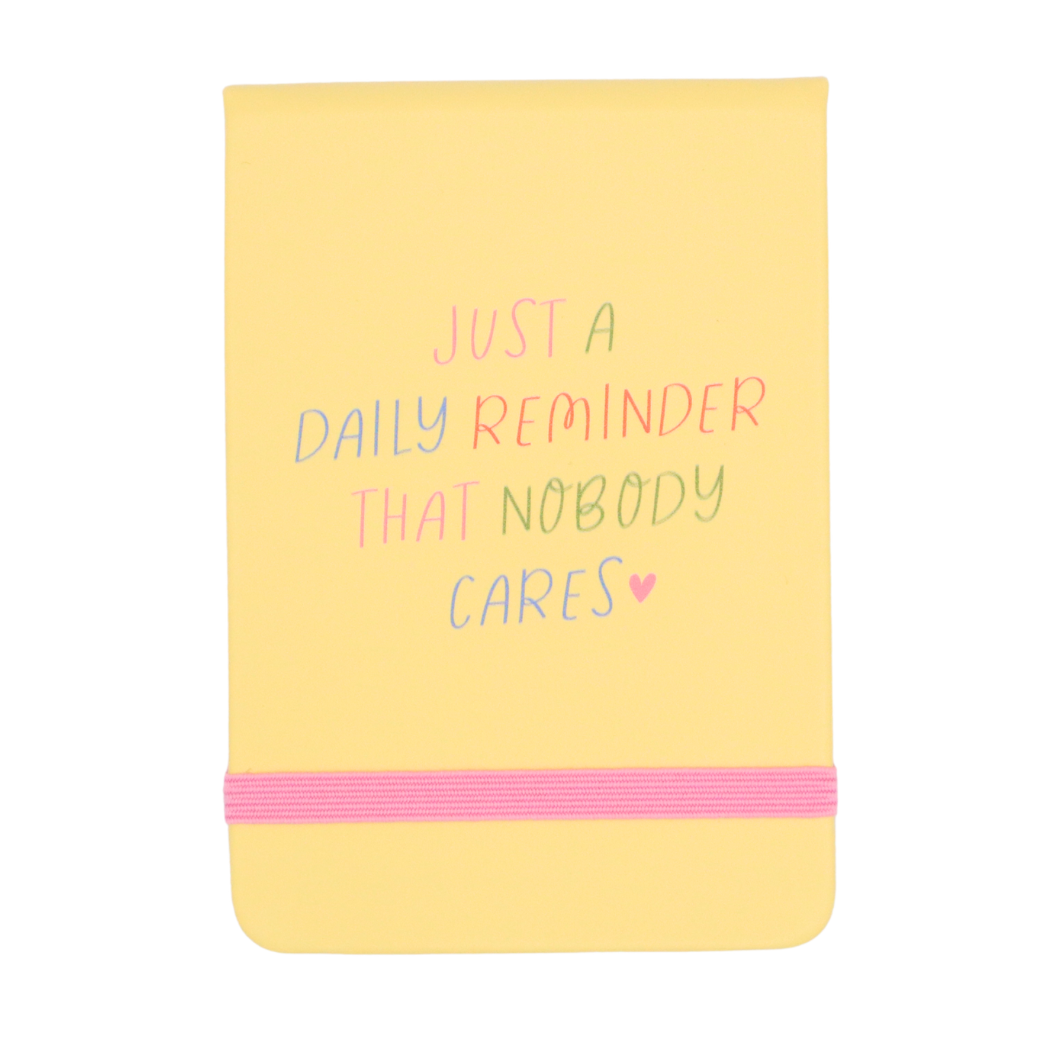Leatherette Pocket Journal Just a Daily Reminder