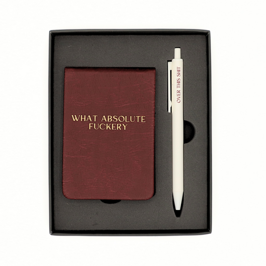 What Absolute Fuckery - Pocket Journal & Pen Box Set