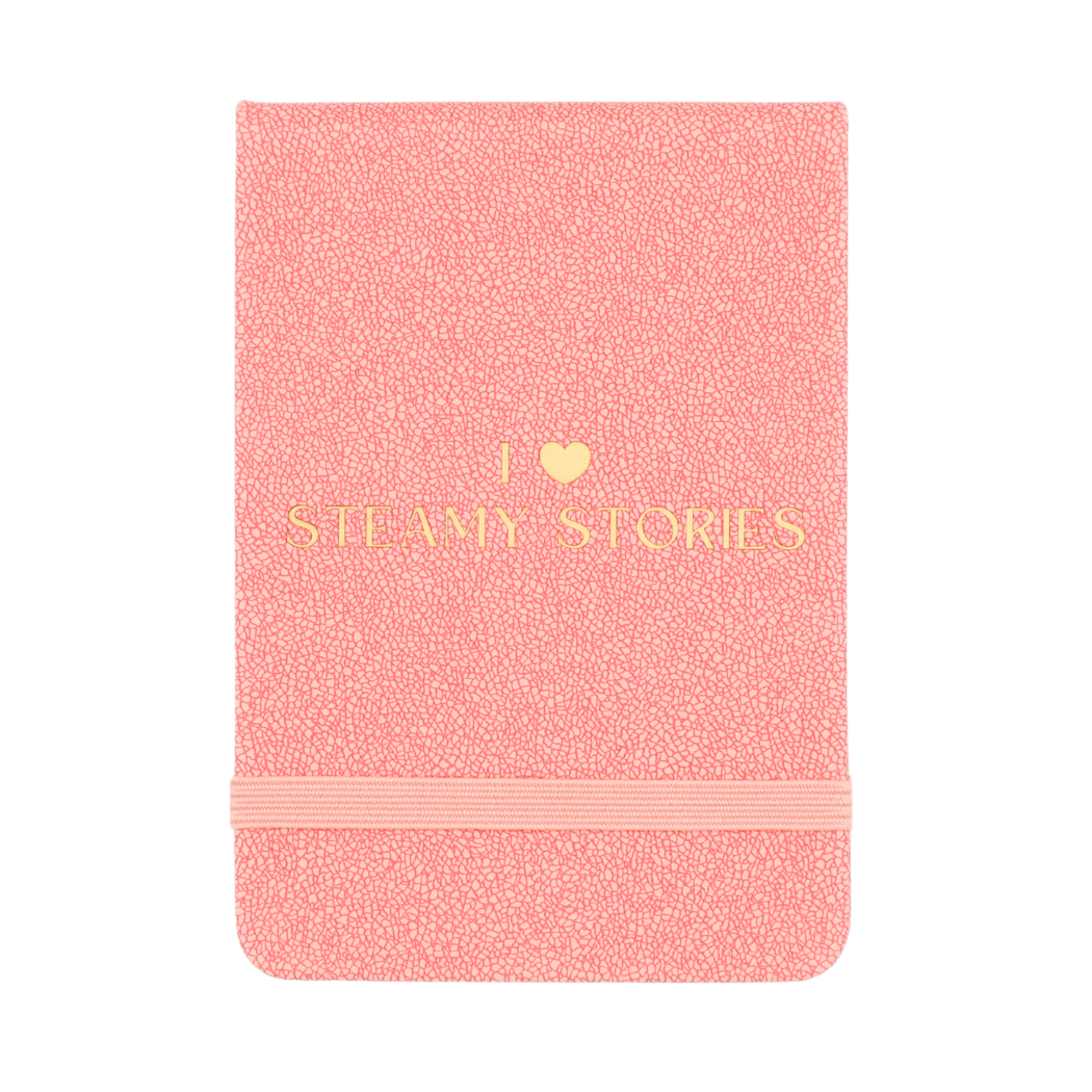 Leatherette Pocket Journal I HEART Steamy Stories