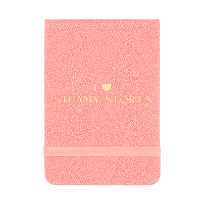 Leatherette Pocket Journal I HEART Steamy Stories
