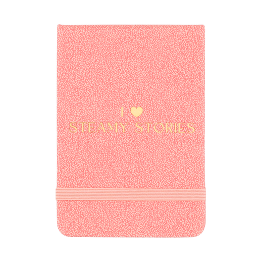 Leatherette Pocket Journal I HEART Steamy Stories