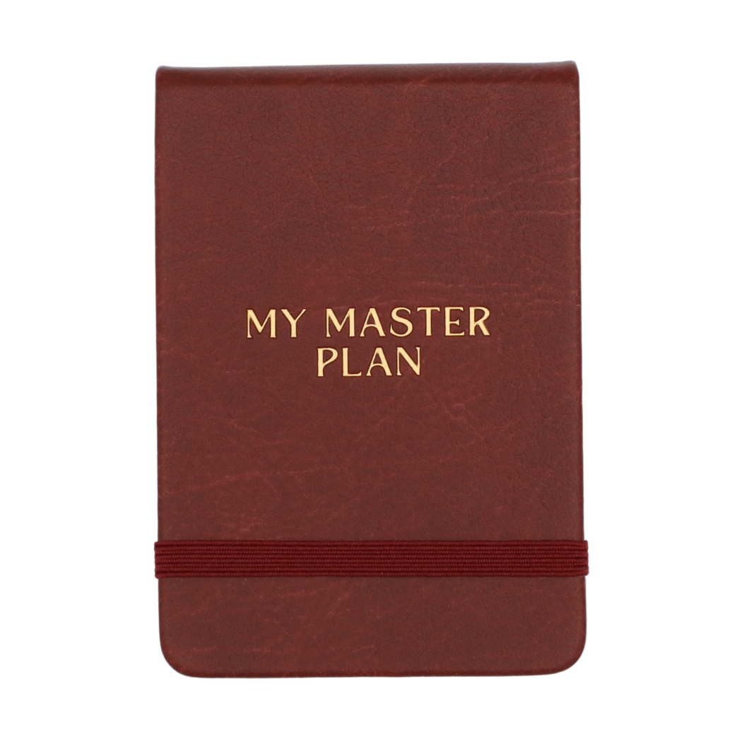 Leatherette Pocket Journal My Master Plan