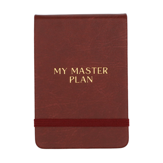Leatherette Pocket Journal My Master Plan