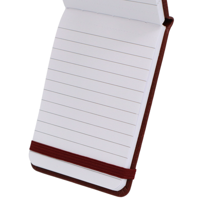 Leatherette Pocket Journal More Espresso Less Depresso