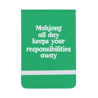 Leatherette Pocket Journal Mahjong All Day...