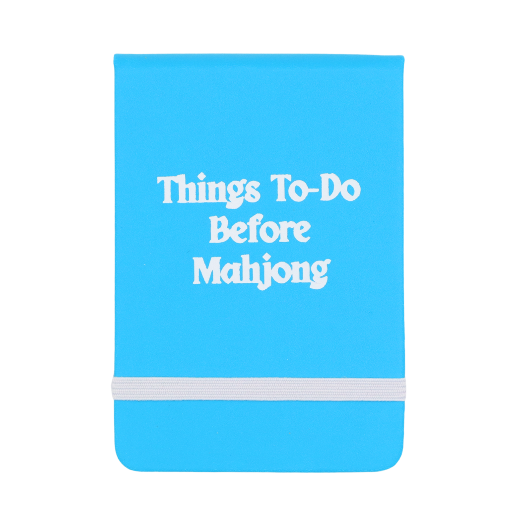 Leatherette Pocket Journal Things To-Do Before Mahjong