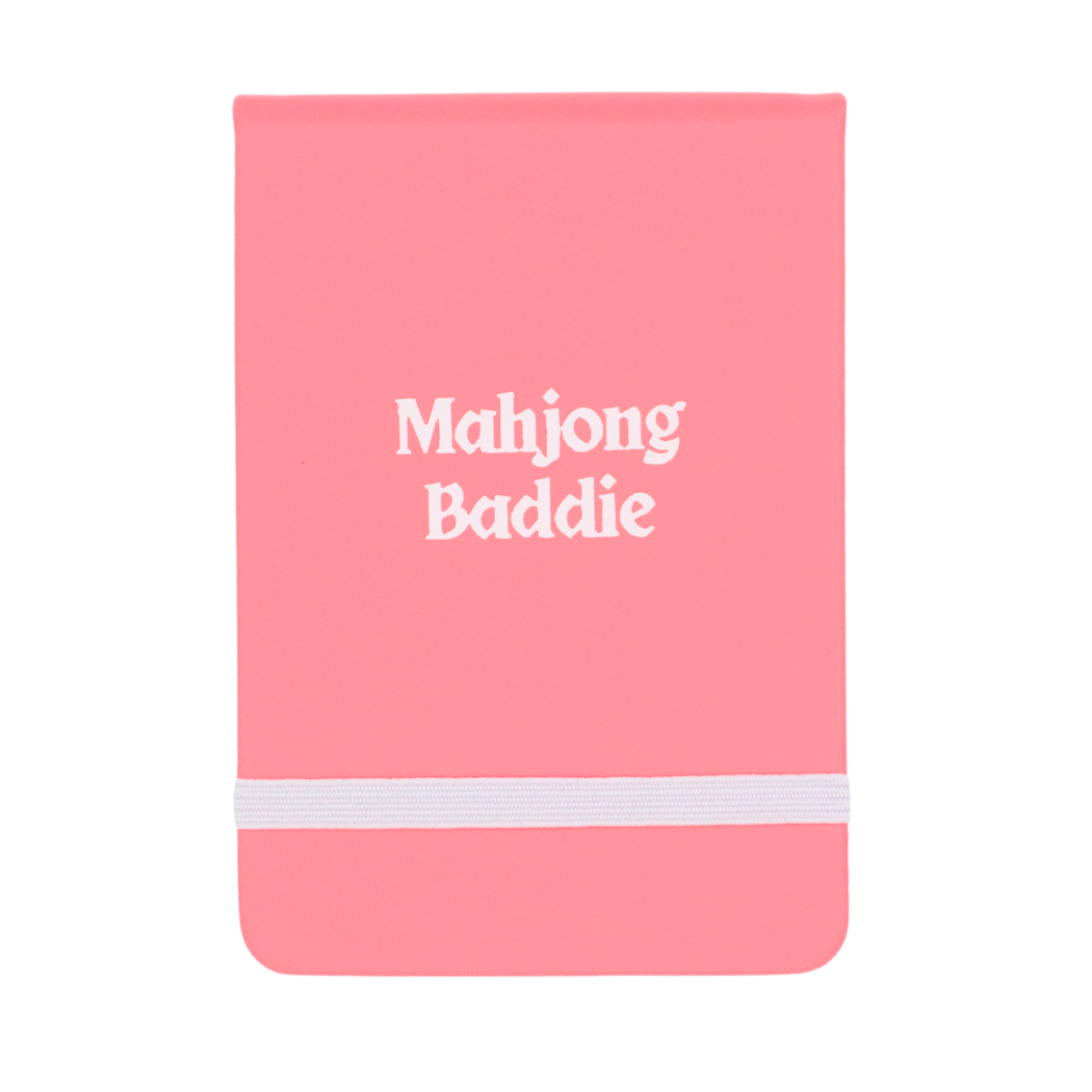 Leatherette Pocket Journal Mahjong Baddie