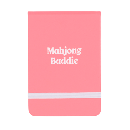 Leatherette Pocket Journal Mahjong Baddie