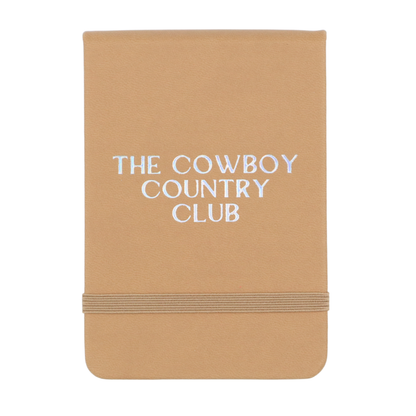 Leatherette Pocket Journal The Cowboy Country Club
