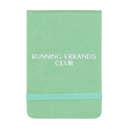 Leatherette Pocket Journal Running Errands Club