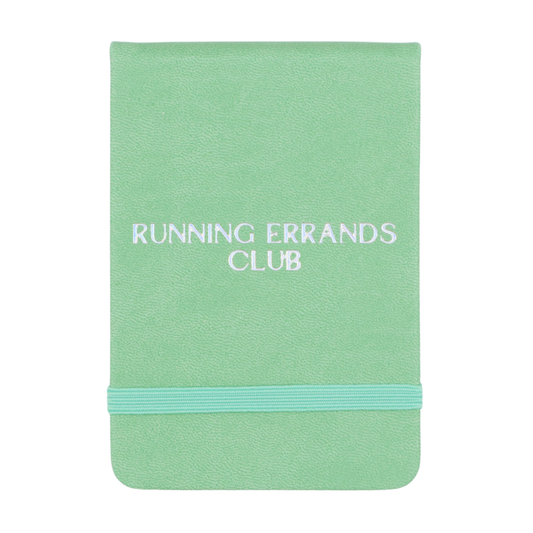 Leatherette Pocket Journal Running Errands Club