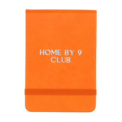 Leatherette Pocket Journal Home By 9 Club
