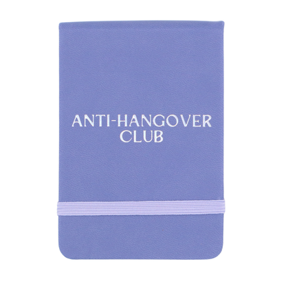 Leatherette Pocket Journal Anti-Hangover Club