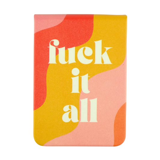 Fuck It All - Leatherette Pocket Journal