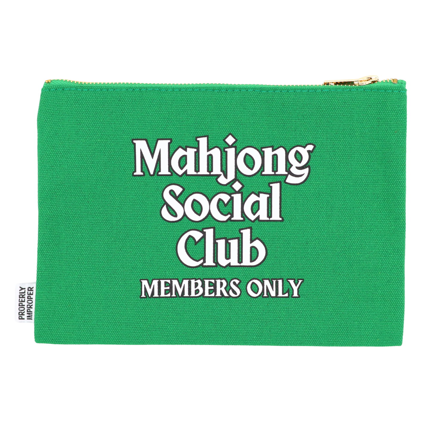 Mahjong Social Club - Canvas Pouch
