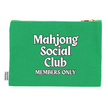 Mahjong Social Club - Canvas Pouch