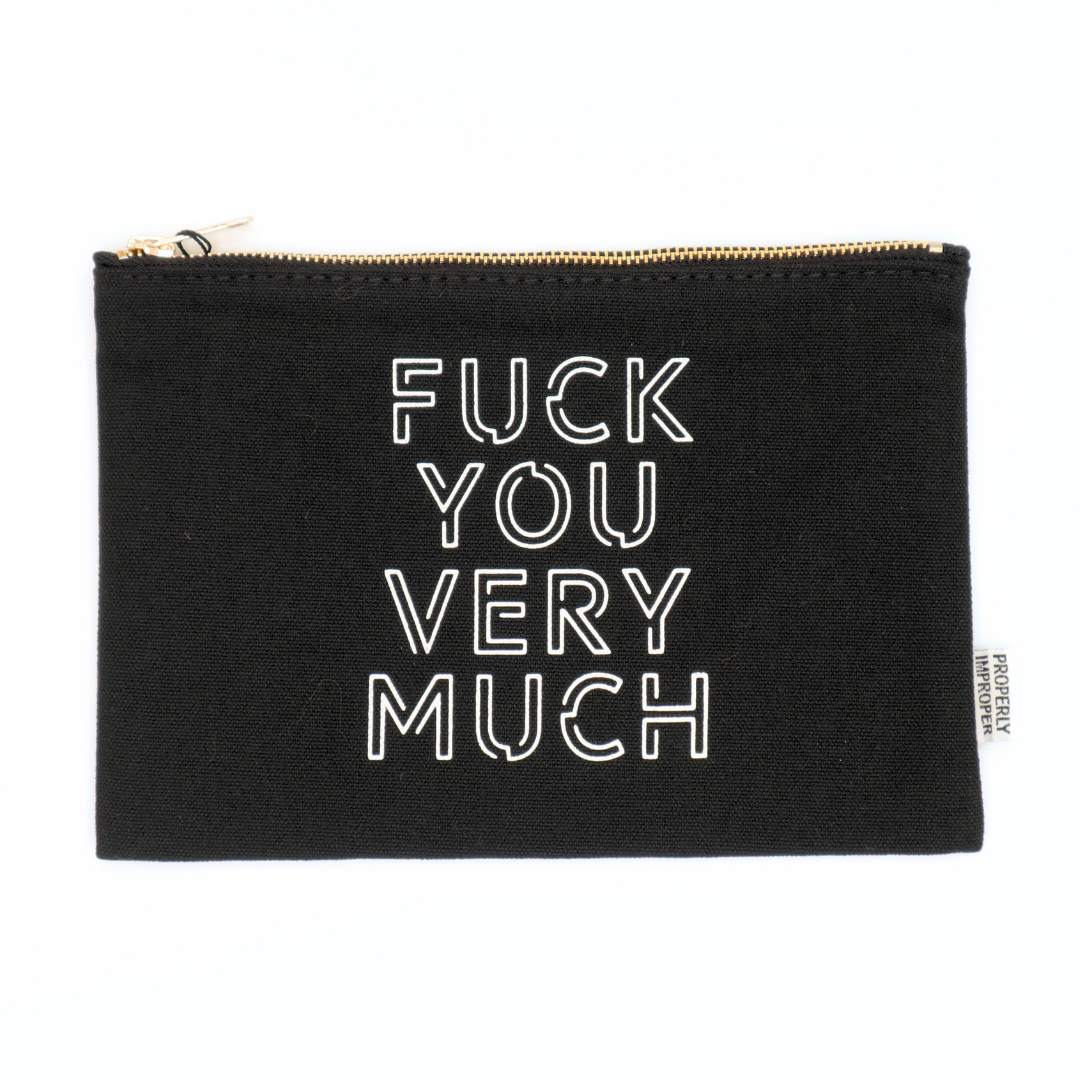 Fuck You Very Much Canvas Pouch