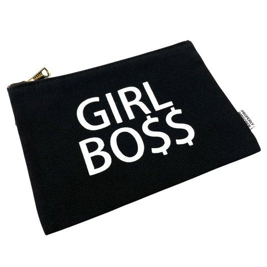 Girl Boss Canvas Pouch