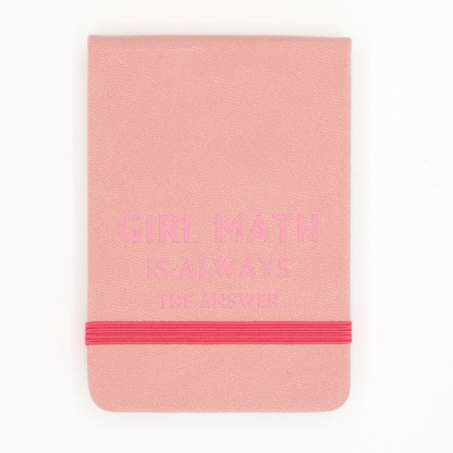 Girl Math - Leaterette Pocket Journal
