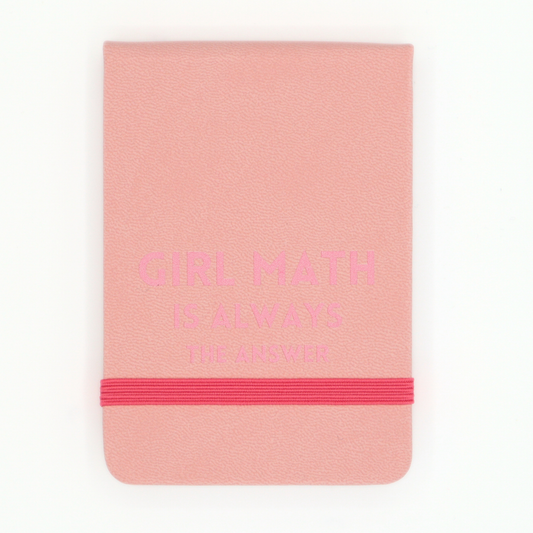 Girl Math - Leaterette Pocket Journal