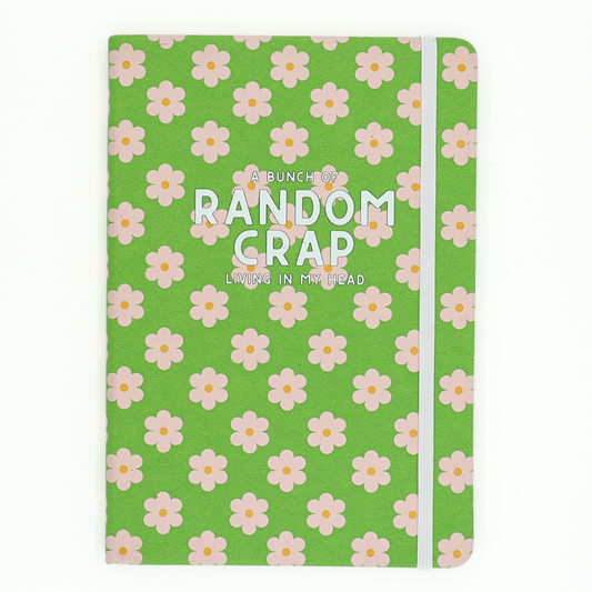 A Bunch Of Random Crap - Vegan Leather Padded Journal A5